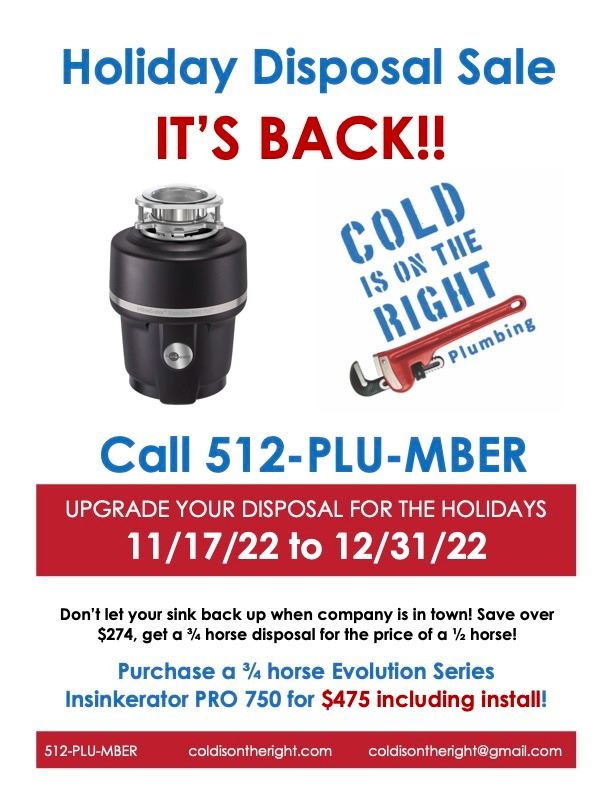 Holiday Disposal Sale Ad